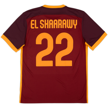 2015-16 Roma Home Shirt El Shaarawy #22 - 9/10 - (M)