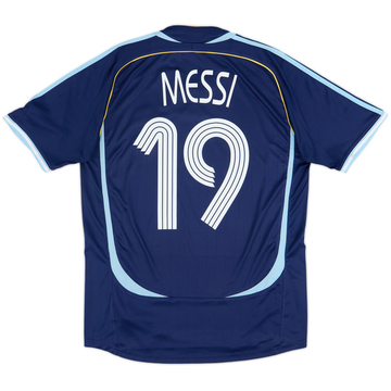 2006-07 Argentina Away Shirt Messi #19 - 5/10 - (L)