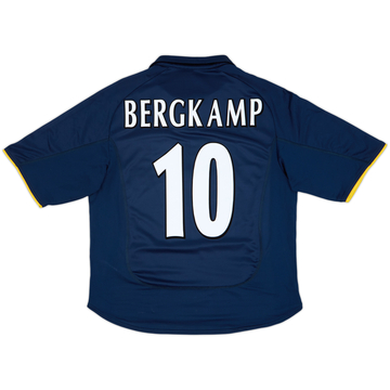 2000-02 Arsenal European Shirt Bergkamp #10 - 8/10 - (M)