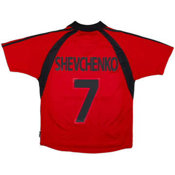 2001-02 AC Milan Third Shirt Shevchenko #7 - 8/10 - (M)
