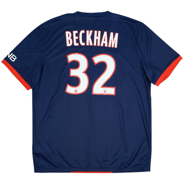 2013-14 Paris Saint-Germain Home Shirt Beckham #32 (XL)