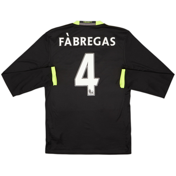2016-17 Chelsea Away L/S Shirt Fabregas #4 - 10/10 - (S)