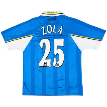 1997-99 Chelsea Home Shirt Zola #25 - 6/10 - (M)