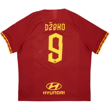 2019-20 Roma Home Shirt Dzeko #9 - 6/10 - (XXL)