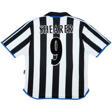 1999-00 Newcastle Home Shirt Shearer #9 - 6/10 - (L)