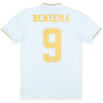 2019-20 Real Madrid Home Shirt Benzema #9
