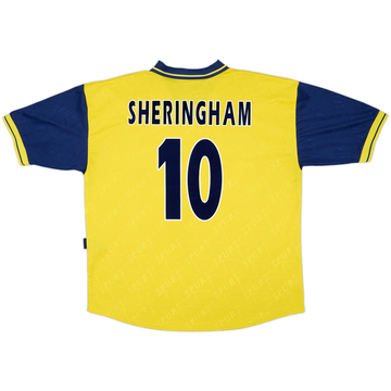 1995-97 Tottenham Reissue Third Shirt Sheringham #10 - 9/10 - (XXL)
