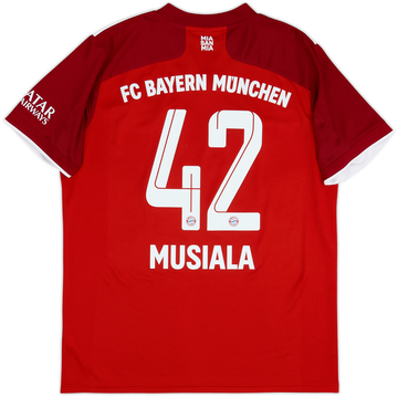 2021-22 Bayern Munich Home Shirt Musiala #42 - 6/10 - (L)