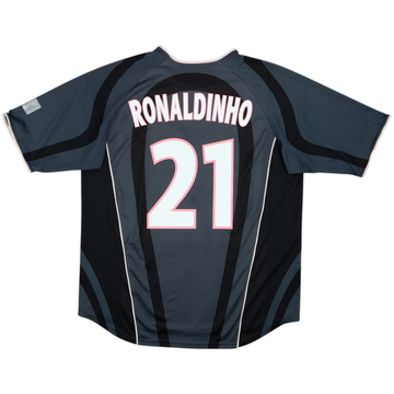 2001-02 Paris Saint-Germain Third Shirt Ronaldinho #21 - 6/10 - (XL)