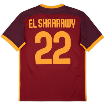2015-16 Roma Home Shirt El Shaarawy #22 - 8/10 - (M)