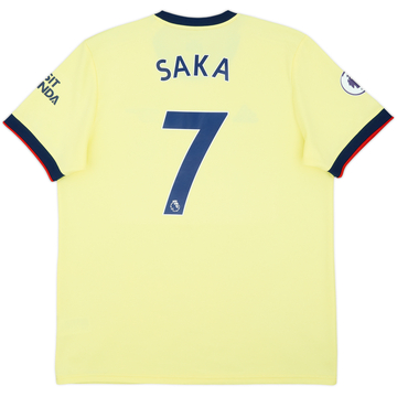 2021-22 Arsenal Away Shirt Saka #7 - 8/10 - (XL)