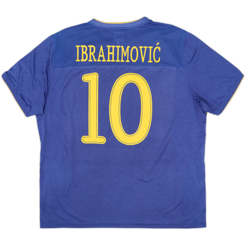 2010-11 Sweden Away Shirt Ibrahimovic #10 - 8/10 - (XL)