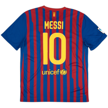 2011-12 Barcelona Home Shirt Messi #10 - 5/10 - (L)