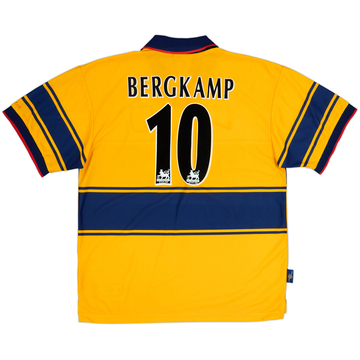 1997-99 Arsenal Away Shirt Bergkamp #10 - 8/10 - (XL)