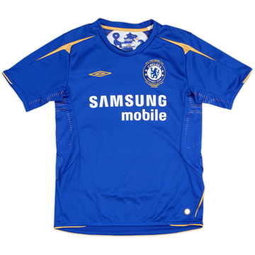 2005-06 Chelsea Centenary Home Shirt - 8/10 - (M.Boys)