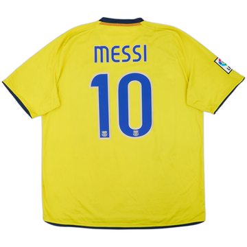 2008-10 Barcelona Away Shirt Messi #10 - 5/10 - (XL)