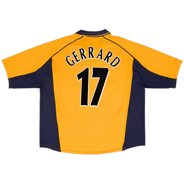 2000-02 Liverpool Away Shirt Gerrard #17 - 6/10 - (XXL)