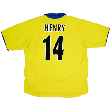 2003-05 Arsenal Away Shirt Henry #14 - 6/10 - (XXL)
