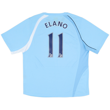 2008-09 Manchester City Home Shirt Elano #11 - 6/10 - (XL)