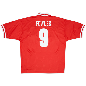 1996-98 Liverpool Home Shirt Fowler #9 - 7/10 - (L)