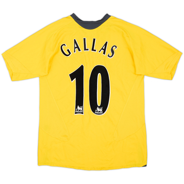 2006-07 Arsenal Away Shirt Gallas #10 - 8/10 - (XL.Boys)