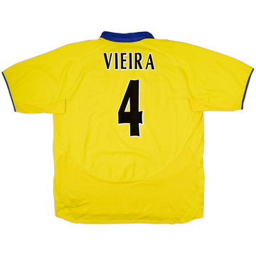 2003-05 Arsenal Away Shirt Vieira #4 - 8/10 - (XXL)