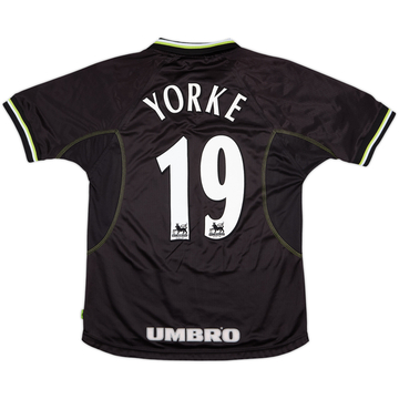1998-99 Manchester United Third Shirt Yorke #19 - 8/10 - (M)