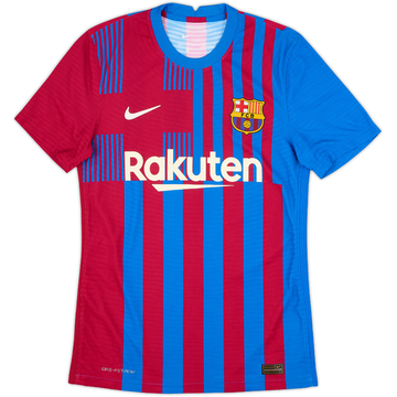 2021-22 Barcelona Authentic Home Shirt - 10/10 - (S)