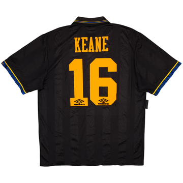 1993-95 Manchester United Away Shirt Keane #16 - 7/10 - (XL)