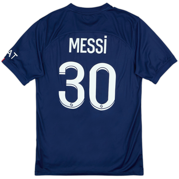 2022-23 Paris Saint-Germain Home Shirt Messi #30 - 7/10 - (S)