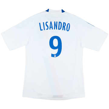 2010-11 Lyon Home Shirt Lisandro #9 - 10/10 - (M)