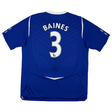 2008-09 Everton Home Shirt Baines #3