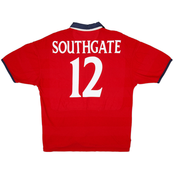 1999-01 England Away Shirt Southgate #12 - 6/10 - (XL)