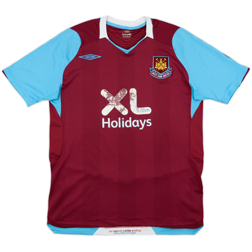 2007-08 West Ham Home Shirt - 4/10 - (M)