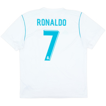 2017-18 Real Madrid Home Shirt Ronaldo #7 - 6/10 - (XL)