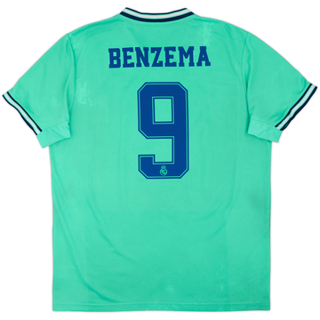 2019-20 Real Madrid Third Shirt Benzema #9 - 5/10 - (XL)