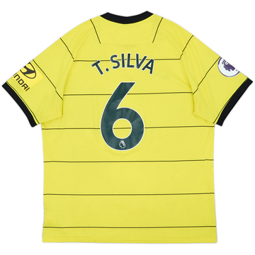 2021-22 Chelsea Away Shirt T.Silva #6 - 5/10 - (XL)