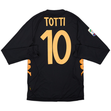 2011-12 Roma Third L/S Shirt Totti #10 - 5/10 - (XS)
