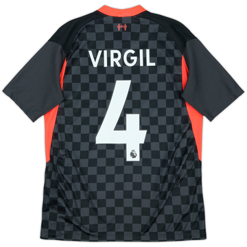 2020-21 Liverpool Third Shirt Virgil #4 - 6/10 - (14-15 Years)