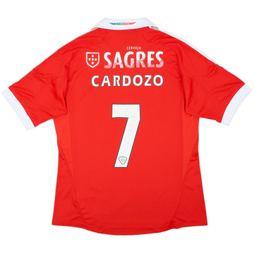 2012-13 Benfica Home Shirt Cardozo #7 - 5/10 - (M)