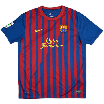 2011-12 Barcelona Home Shirt - 8/10 - (15-16 Years)