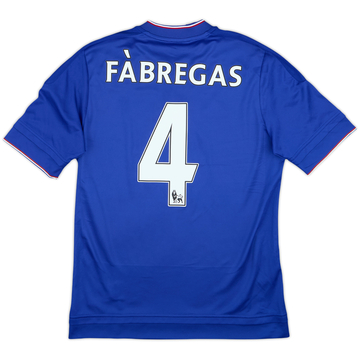 2015-16 Chelsea Home Shirt Fabregas #4 - 8/10 - (15-16 Years)