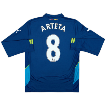 2014-15 Arsenal Third L/S Shirt Arteta #8 - 8/10 - (13-14 Years)