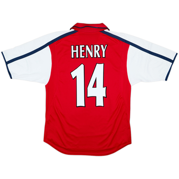 2000-02 Arsenal Home Shirt Henry #14 - 8/10 - (S)