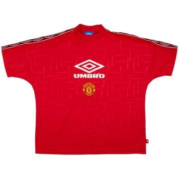 1998-99 Manchester United Umbro Training Shirt - 8/10 - (L)