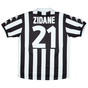 1998-99 Juventus Home Shirt Zidane #21 - 8/10 - (XL)