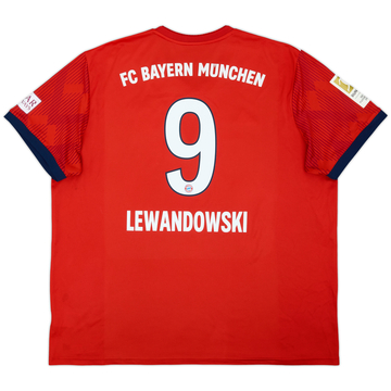 2018-19 Bayern Munich Home Shirt Lewandowski #9 - 8/10 - (XXL)