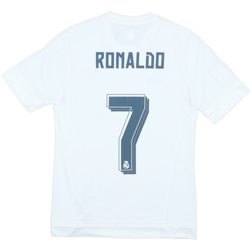 2015-16 Real Madrid Home Shirt Ronaldo #7 - 8/10 - (S)