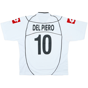 2002-03 Juventus Away Shirt Del Piero #10 - 8/10 - (XL)