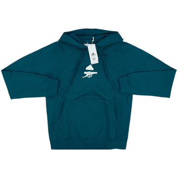 2023-24 Arsenal adidas Hooded Sweat Top (XS)